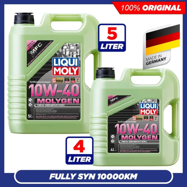 LIQUI MOLY MOLYGEN 10W40 Fully Synthetic Engine Oil (5L/4L) NEW GENERATION
